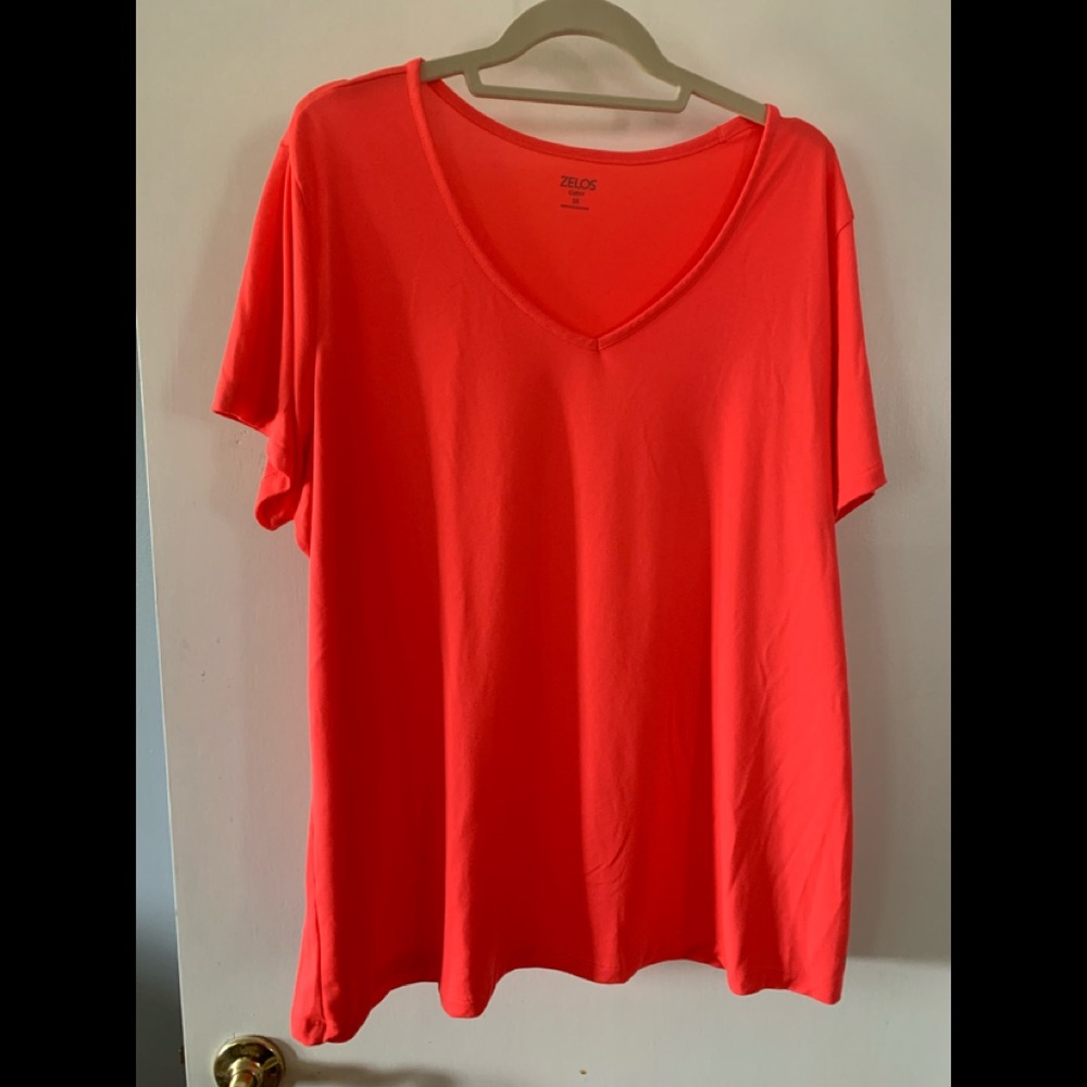 Zelos workout shirt.